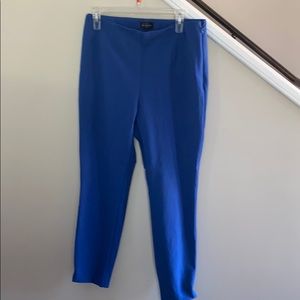 Blue skinny ankle pants